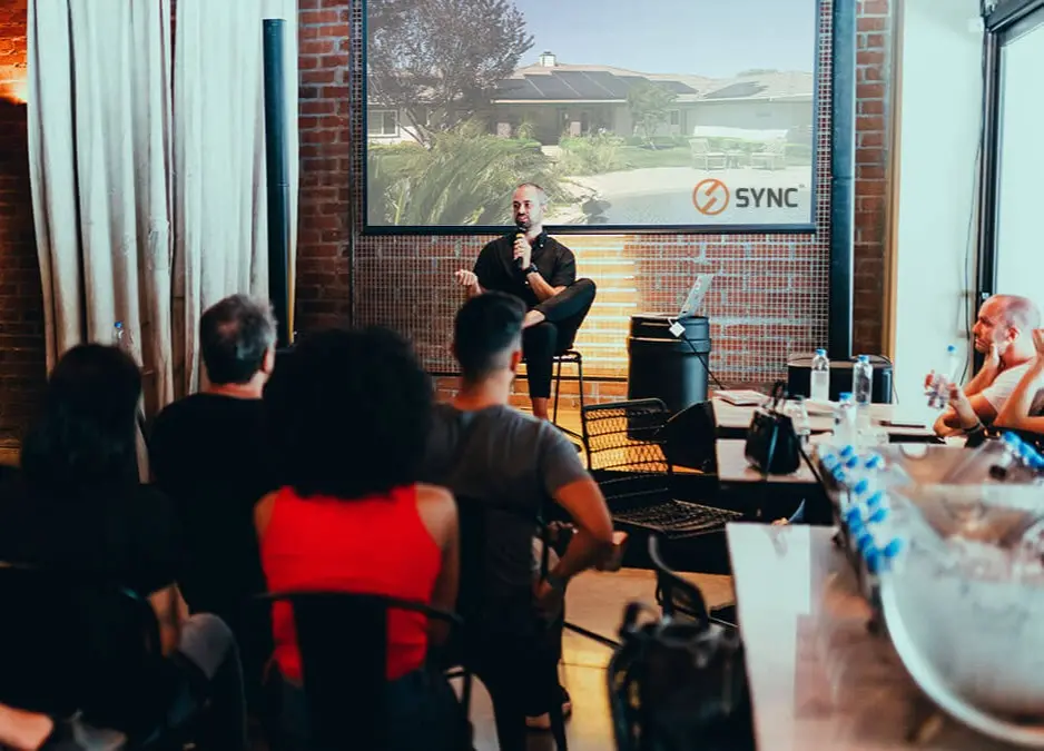 Sync Energy industry presentation and customer event